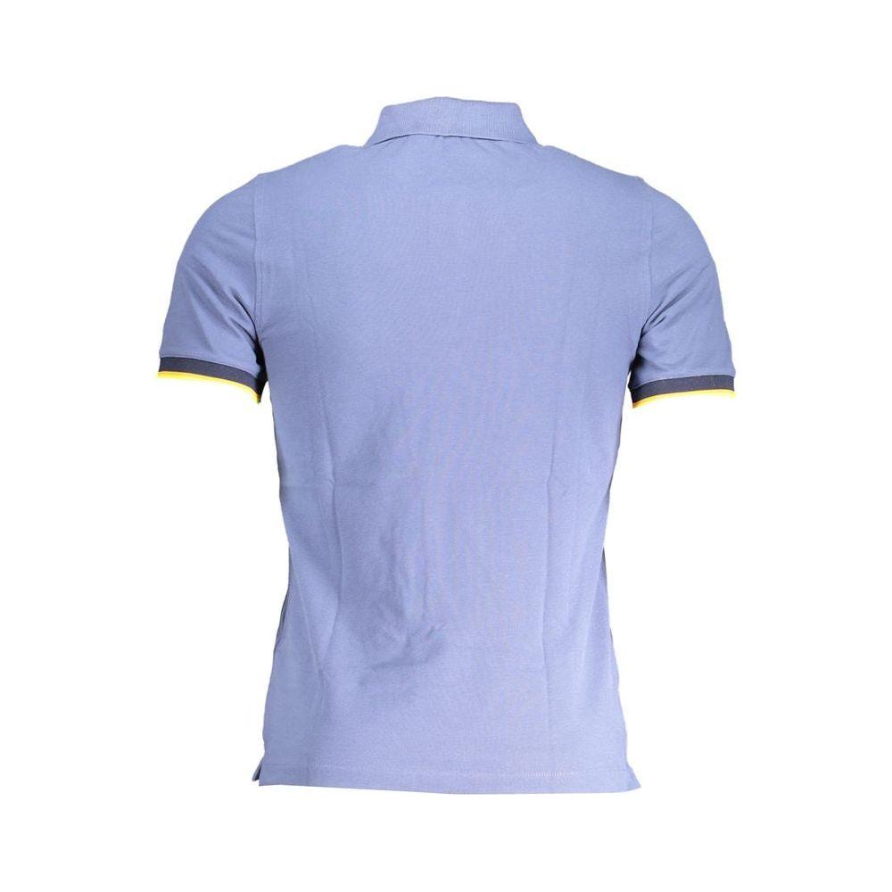 K-WAY Blue Cotton Polo Shirt