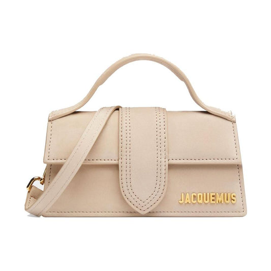 Jacquemus Beige Leather Crossbody Bag Jacquemus