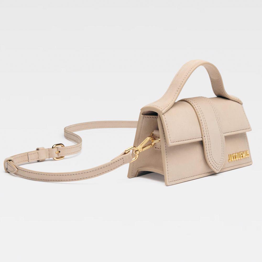 Jacquemus Beige Leather Crossbody Bag Jacquemus