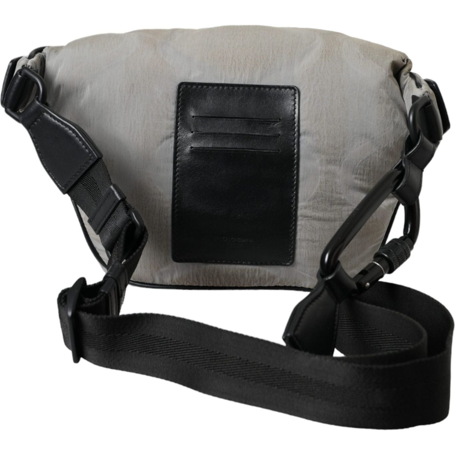 Front view with bag zipped and handles upright.