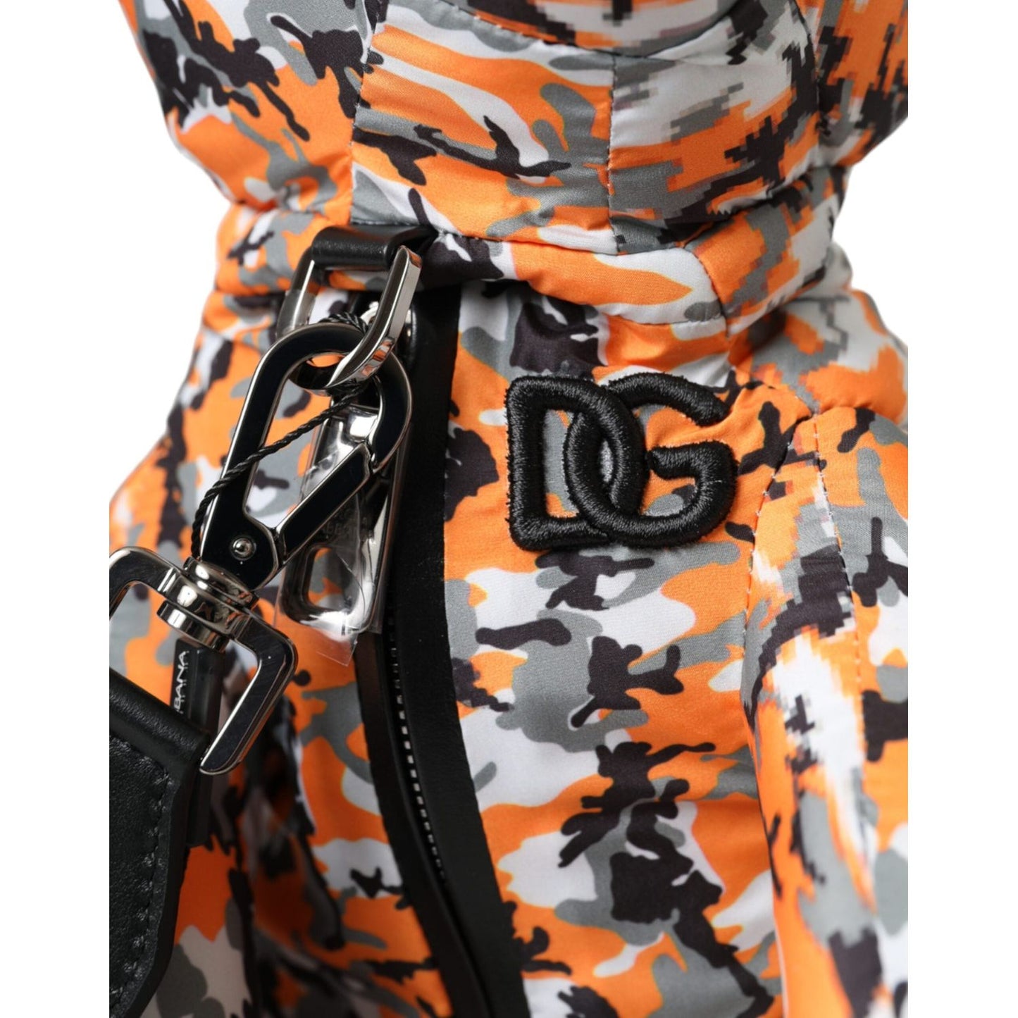 Dolce & Gabbana Multicolor Camouflage Print Animal Silhouette Bag Dolce & Gabbana