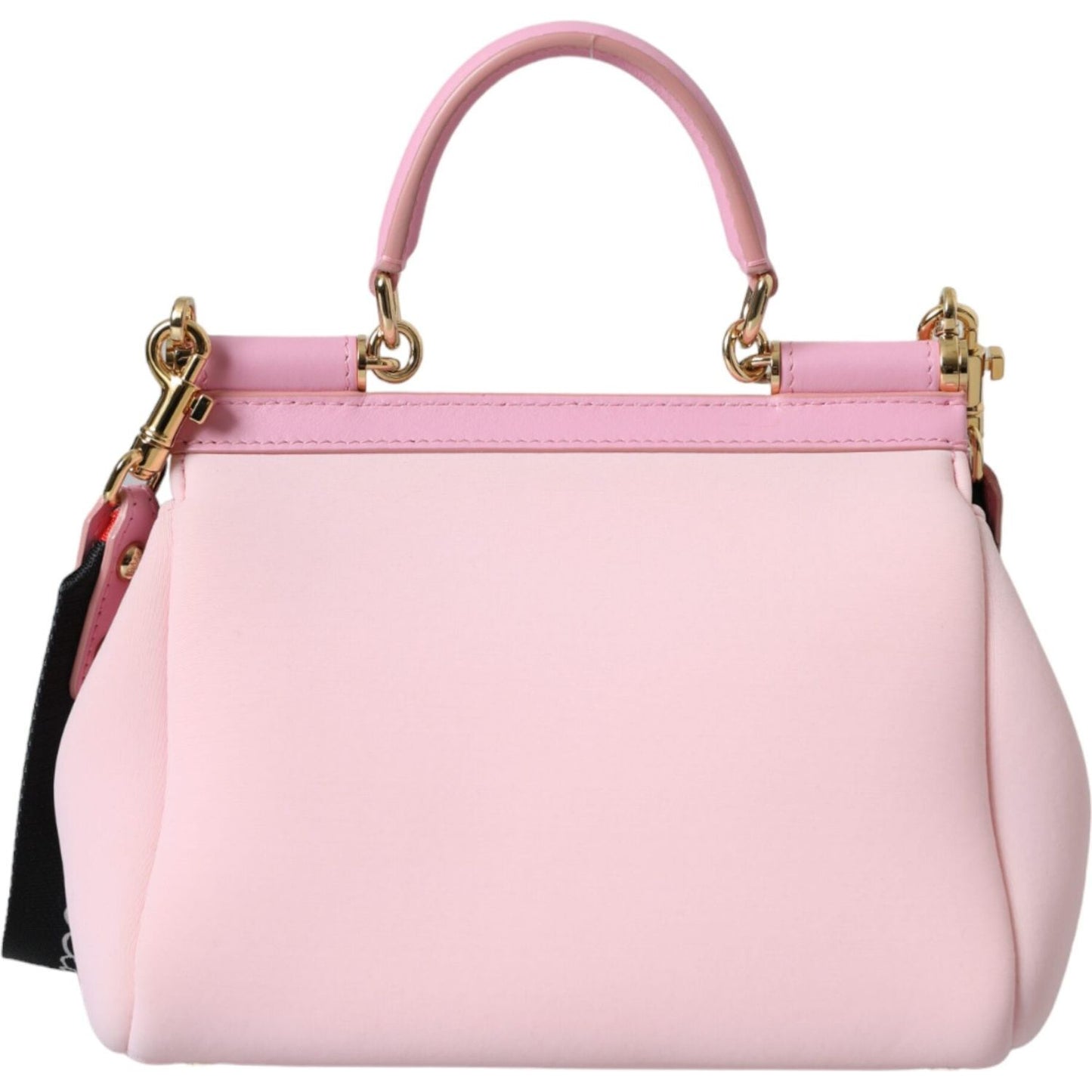 Dolce & Gabbana Pink SICILY Neoprene Top Handle Shoulder Satchel Bag Dolce & Gabbana