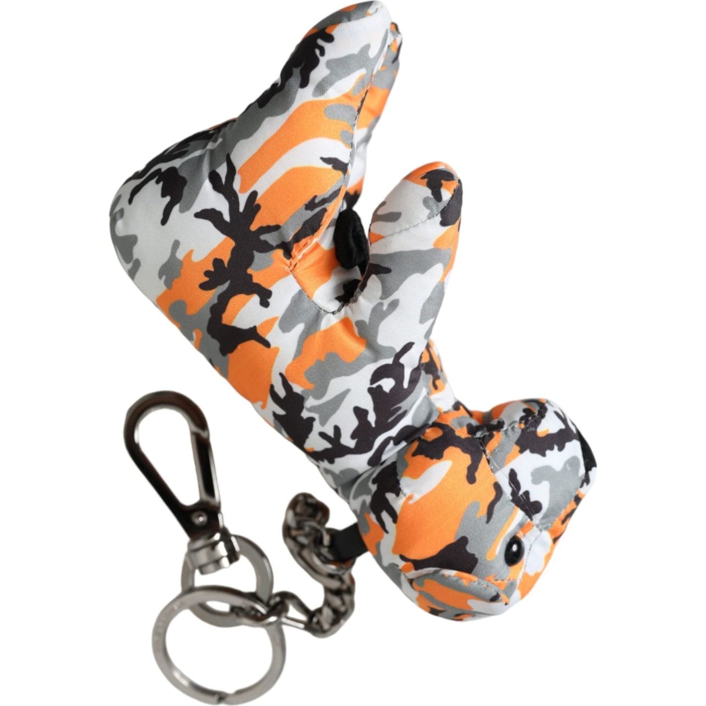 Dolce & Gabbana Multicolor Camouflage Animal Silhouette Keychain Keyring Dolce & Gabbana