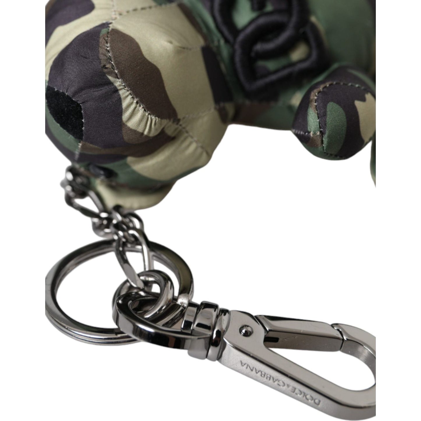 Dolce & Gabbana Multicolor Camouflage Animal Silhouette Keychain Keyring Dolce & Gabbana