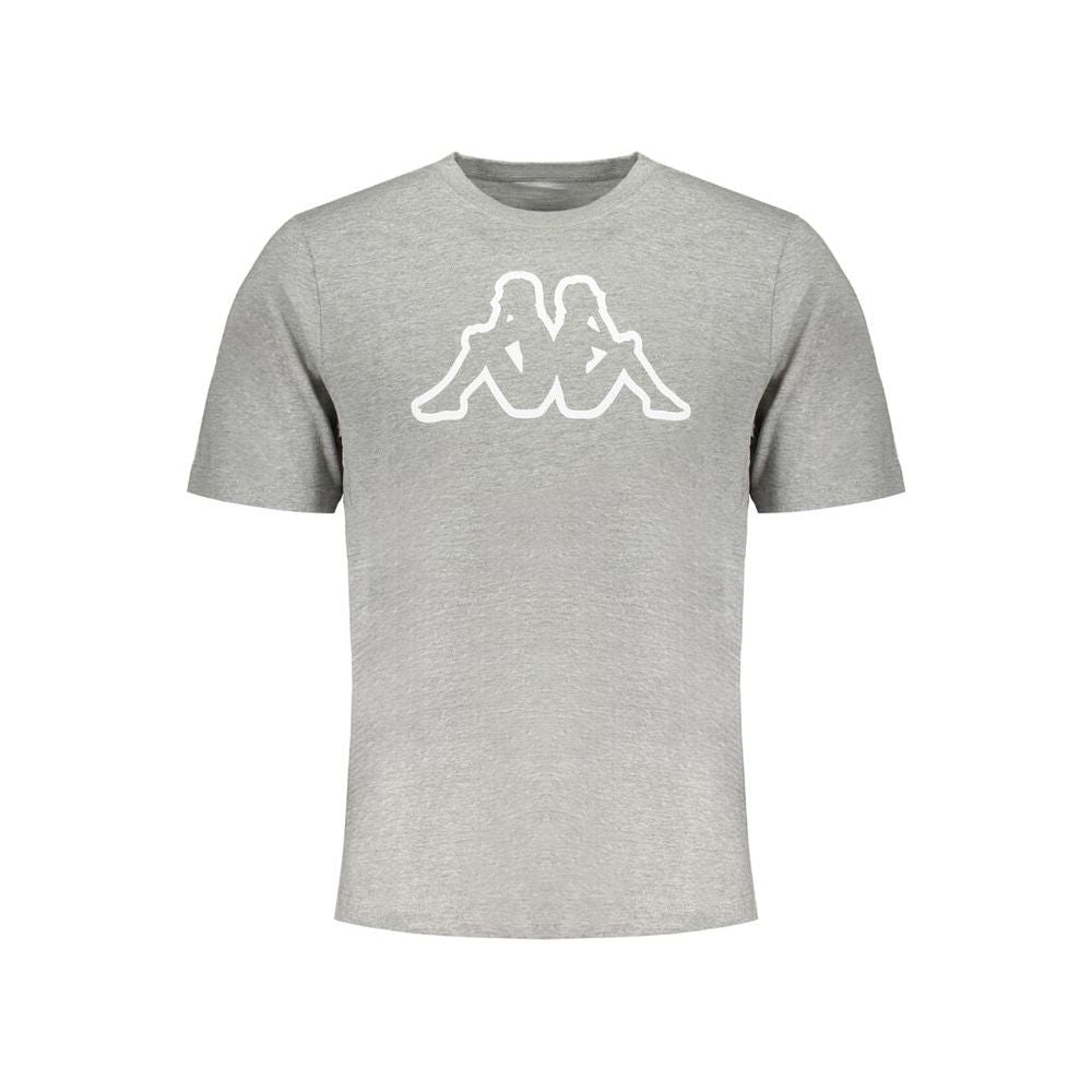 Kappa Gray Cotton T-Shirt Kappa