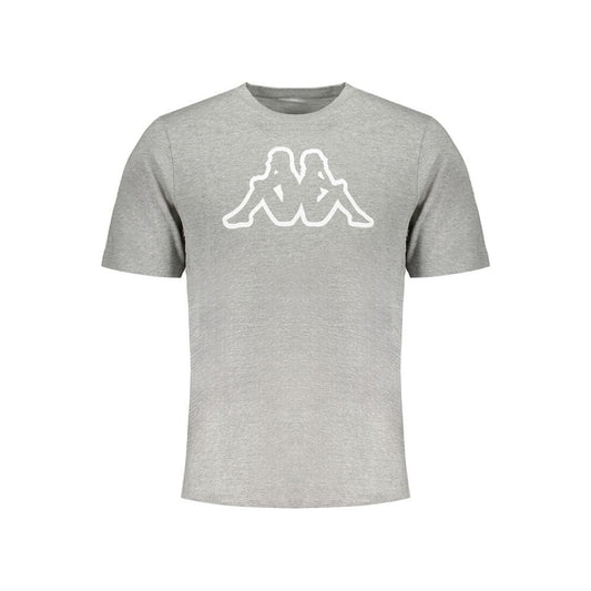 Kappa Gray Cotton T-Shirt Kappa