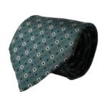 Dolce & Gabbana Green Silk Branded Logo Adjustable Men Tie Dolce & Gabbana Dark Slate Gray