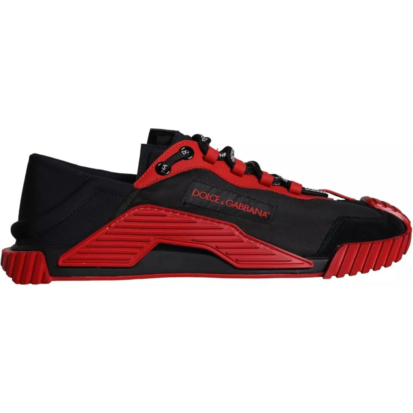 Dolce & Gabbana Black Red NS1 Low Top Sneakers Men Shoes Dolce & Gabbana