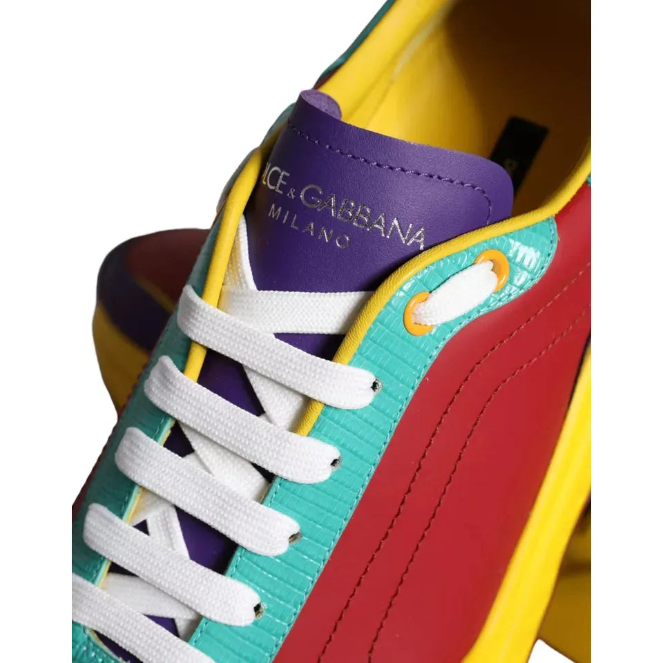 Dolce & Gabbana Multicolor Daymaster Low Top Sneakers Shoes Dolce & Gabbana