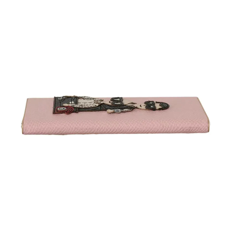 Dolce & Gabbana Chic Pink Leather Power Bank Dolce & Gabbana