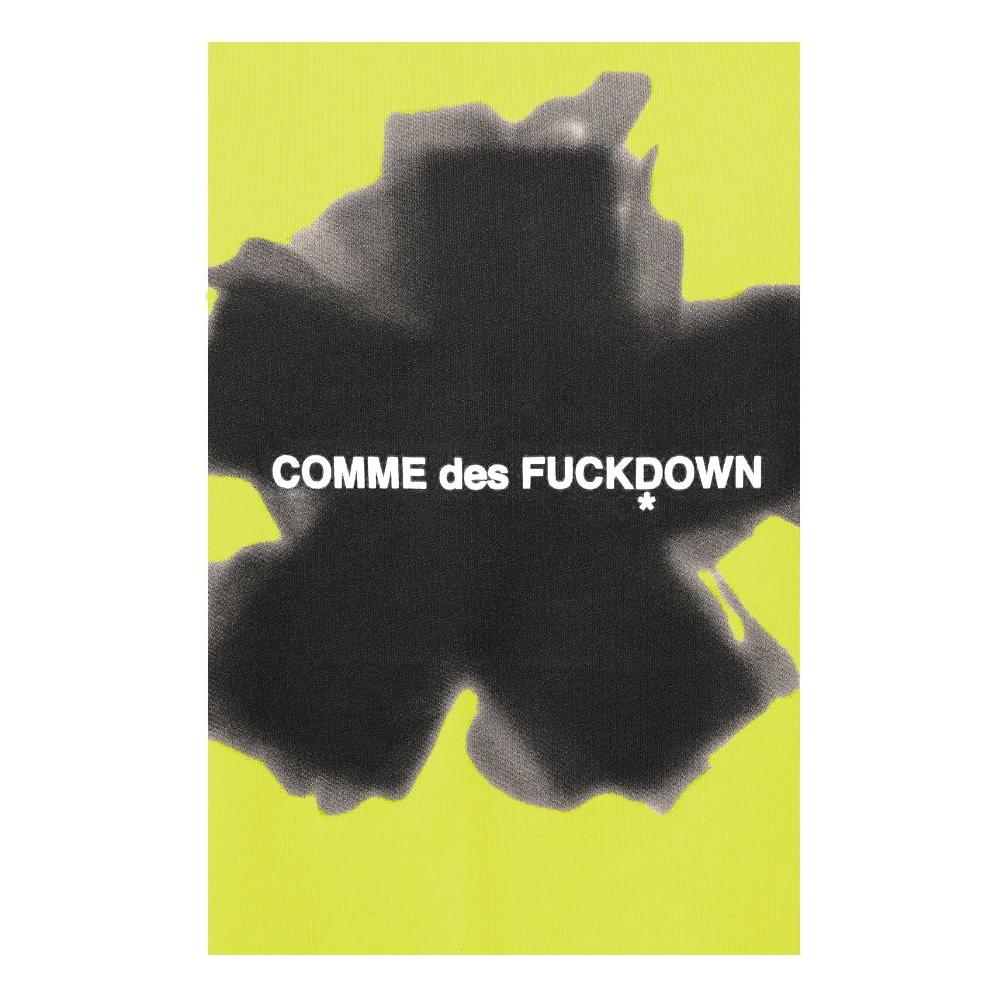 Comme Des Fuckdown Yellow Cotton T-Shirt Comme Des Fuckdown