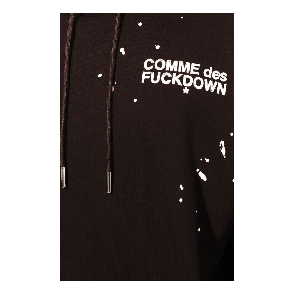 Comme Des Fuckdown Brown Cotton Sweater Comme Des Fuckdown