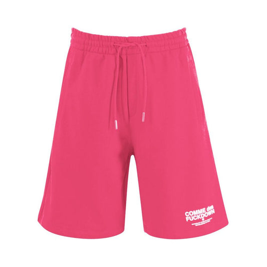 Comme Des Fuckdown Pink Cotton Short Comme Des Fuckdown