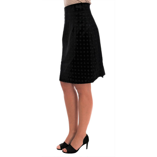 Dolce & Gabbana Baroque Embroidered Velvet Pencil Skirt Dolce & Gabbana