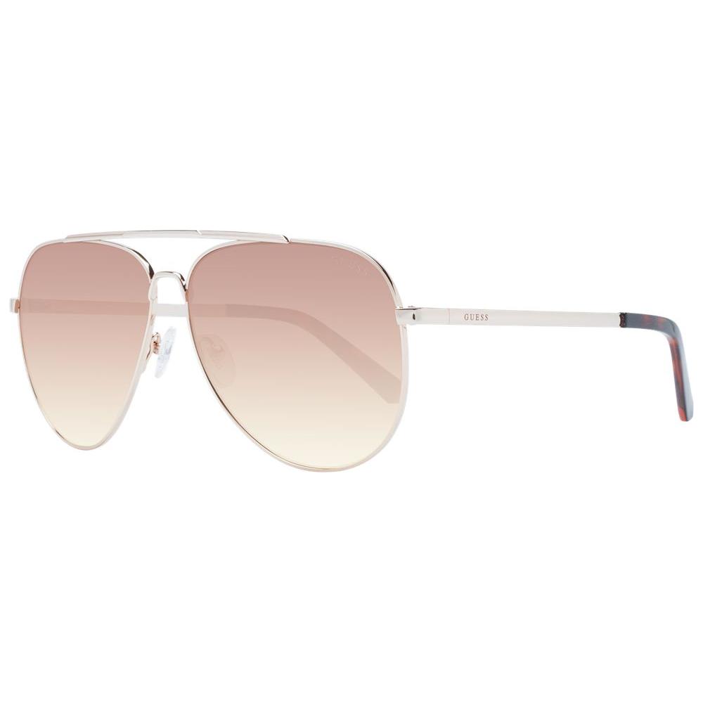 Guess Rose Gold Men Sunglasses Guess