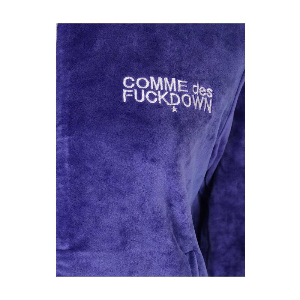 Comme Des Fuckdown Purple Polyester Sweater Comme Des Fuckdown