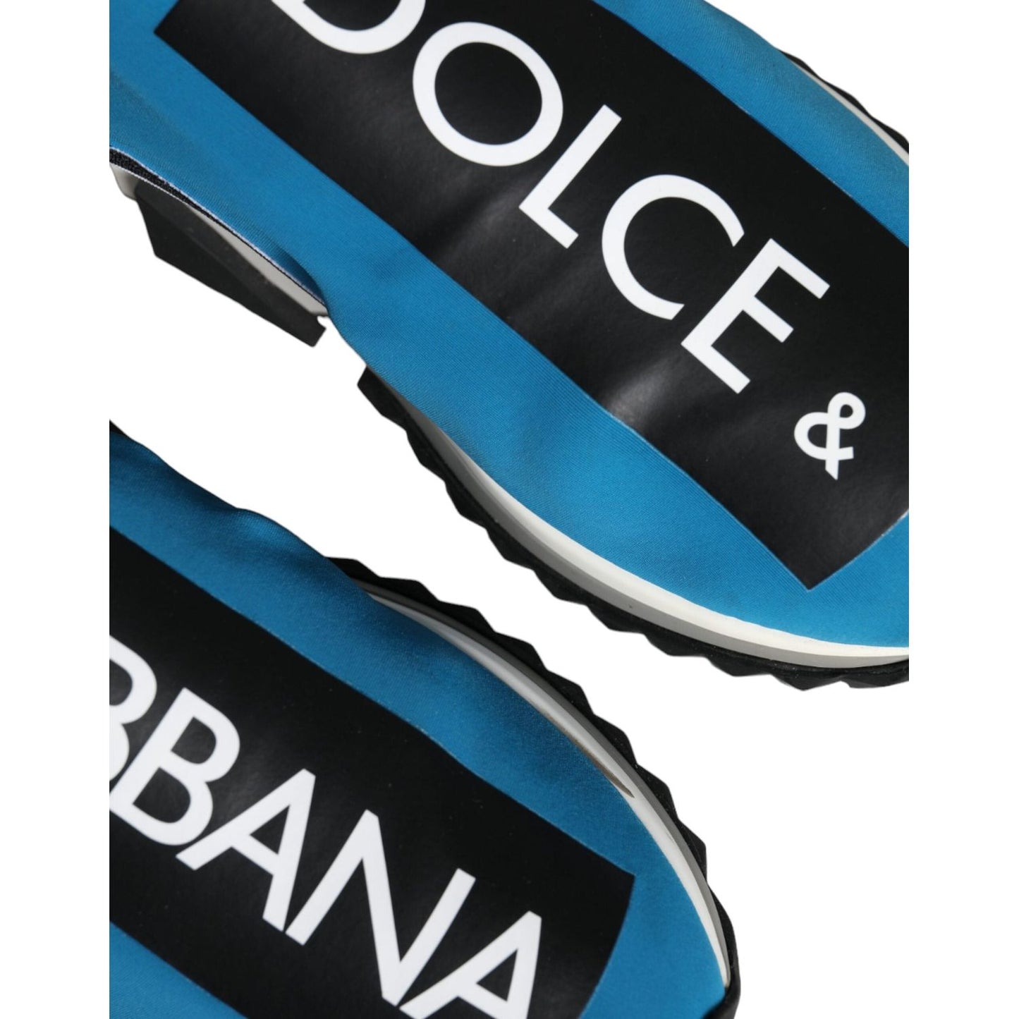 Dolce & Gabbana Blue Logo Low Top Sorrento Sneakers Shoes Dolce & Gabbana