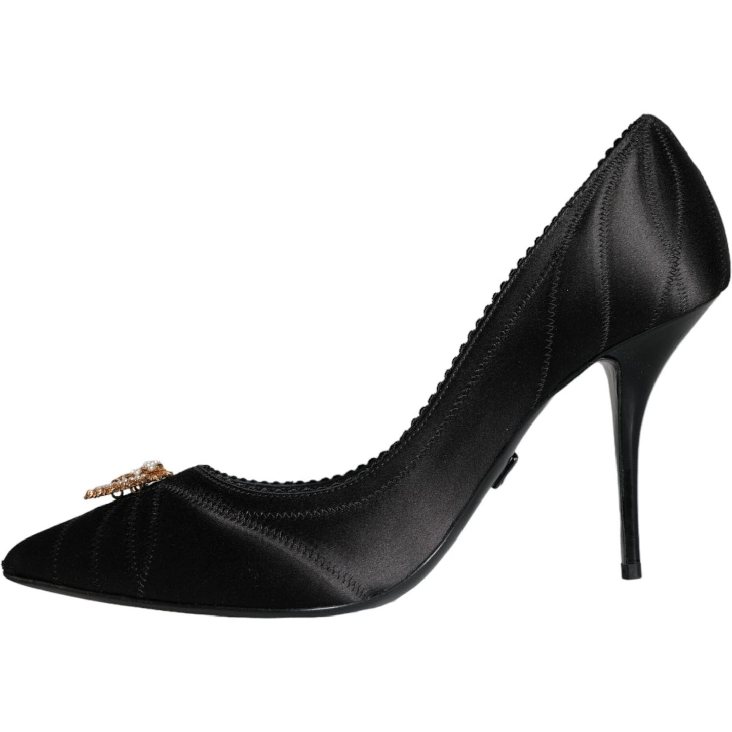 Dolce & Gabbana Black Heart DEVOTION Heels Pumps Shoes Dolce & Gabbana