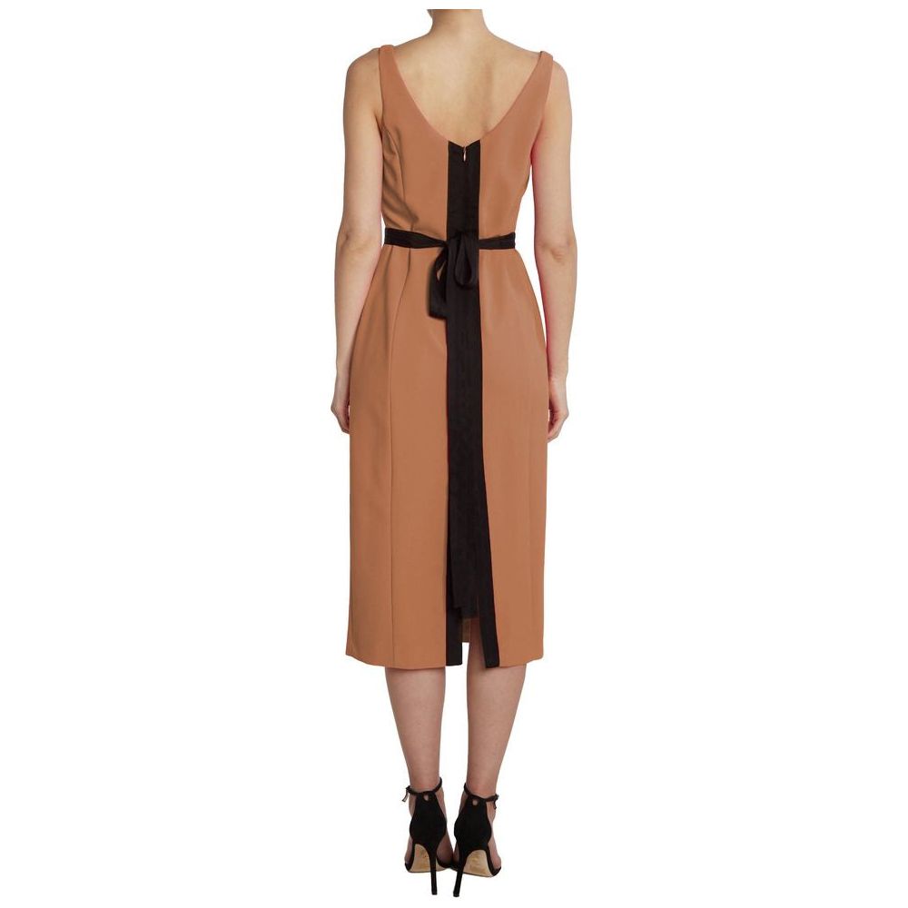 PINKO Brown Polyester Dress PINKO