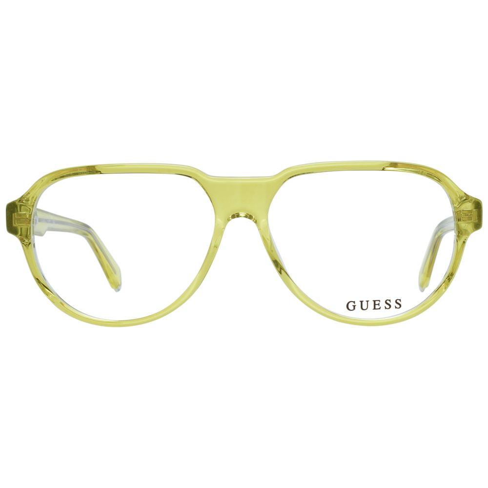 Guess Yellow Men Sunglasses Guess