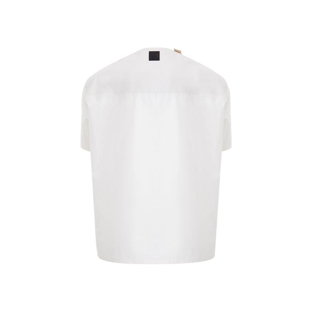 Emporio Armani White Cotton Sweater Emporio Armani