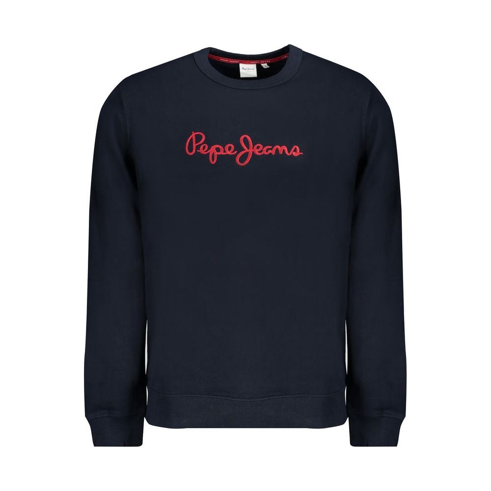 Pepe Jeans Blue Cotton Sweater Pepe Jeans