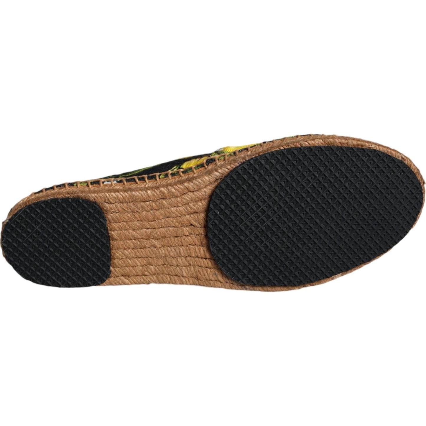 Dolce & Gabbana Multicolor Lemon Slip On Espadrilles Shoes Dolce & Gabbana