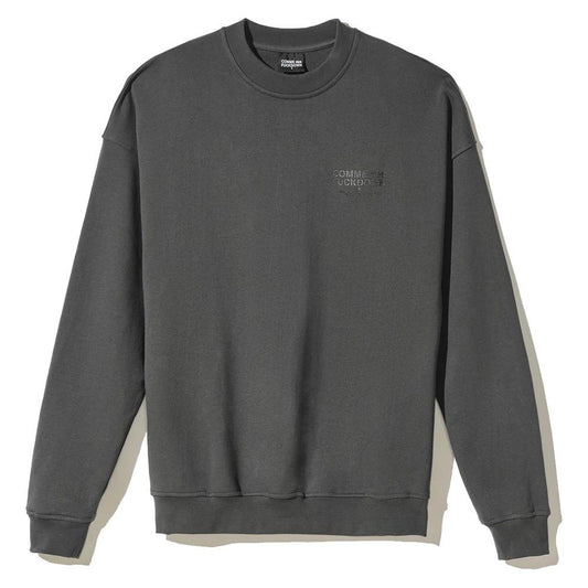 Comme Des Fuckdown Gray Cotton Sweater Comme Des Fuckdown