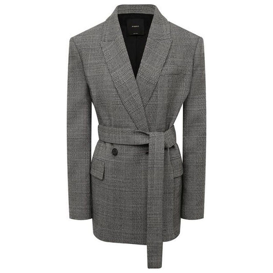 PINKO Black Wool Suits & Blazer PINKO