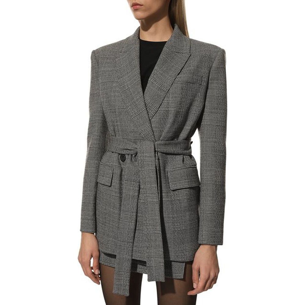 PINKO Black Wool Suits & Blazer PINKO