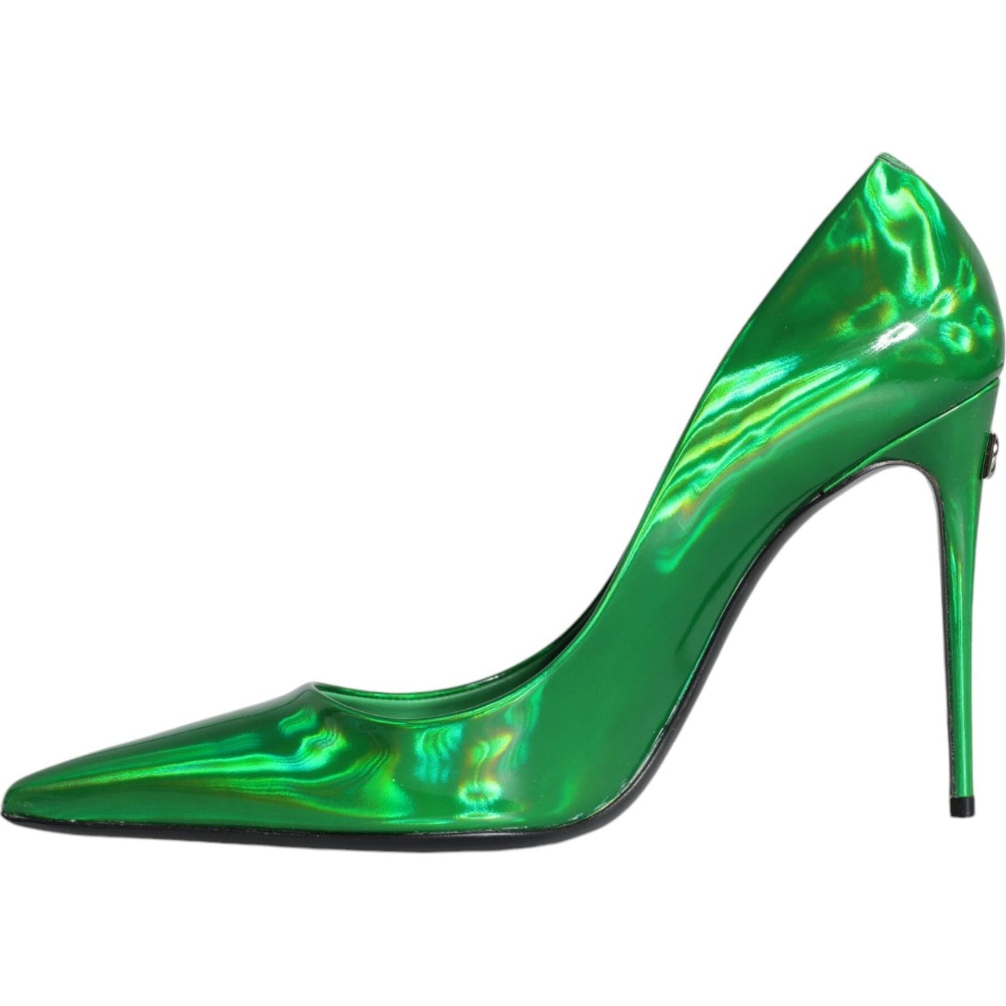 Dolce & Gabbana Green Patent Leather High Heels Pumps Shoes Dolce & Gabbana