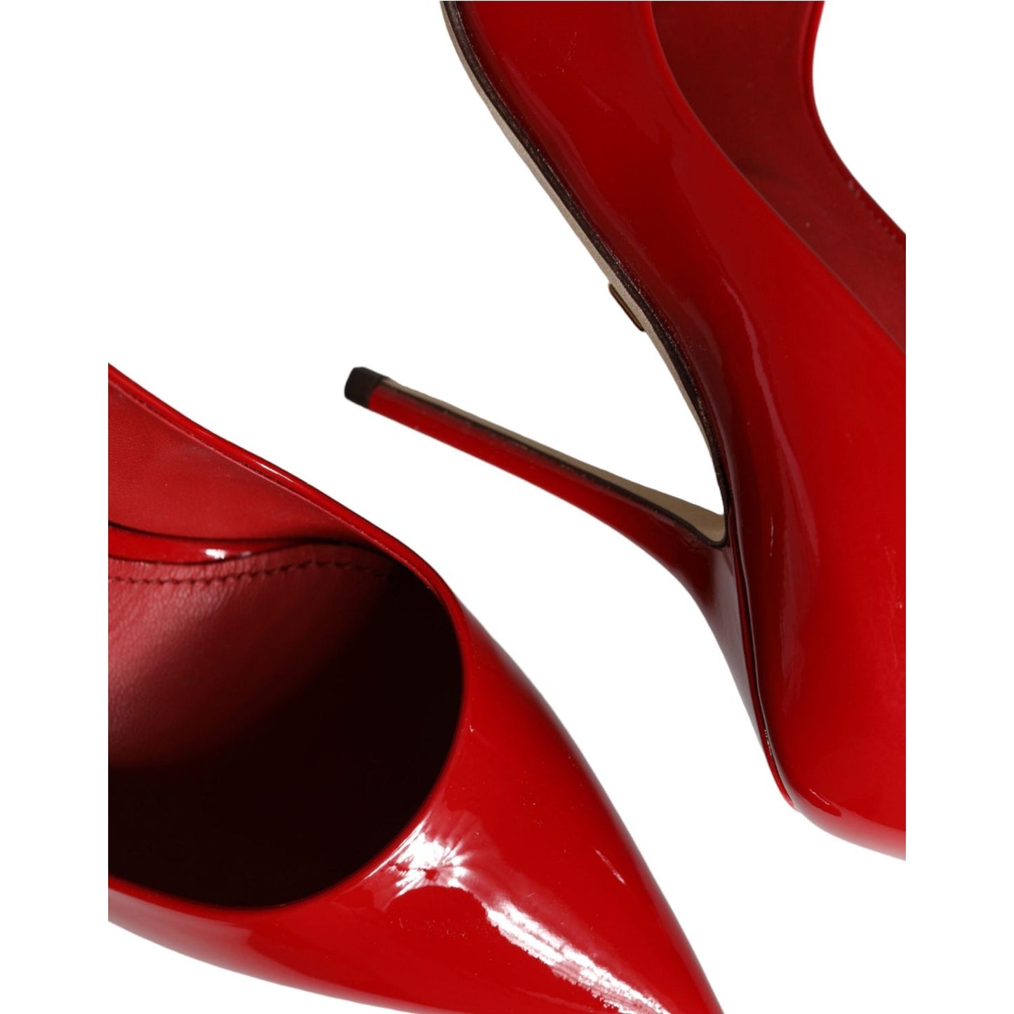 Dolce & Gabbana Red Patent Leather High Heels Pumps Shoes Dolce & Gabbana