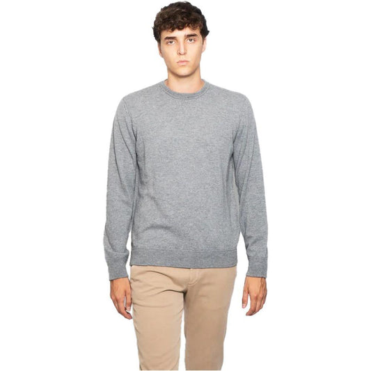 Alpha Studio Gray Wool Vergine Sweater Alpha Studio