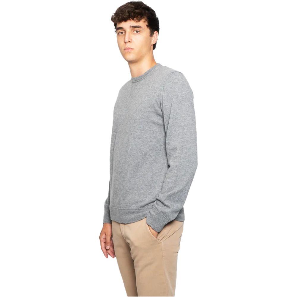 Alpha Studio Gray Wool Vergine Sweater Alpha Studio