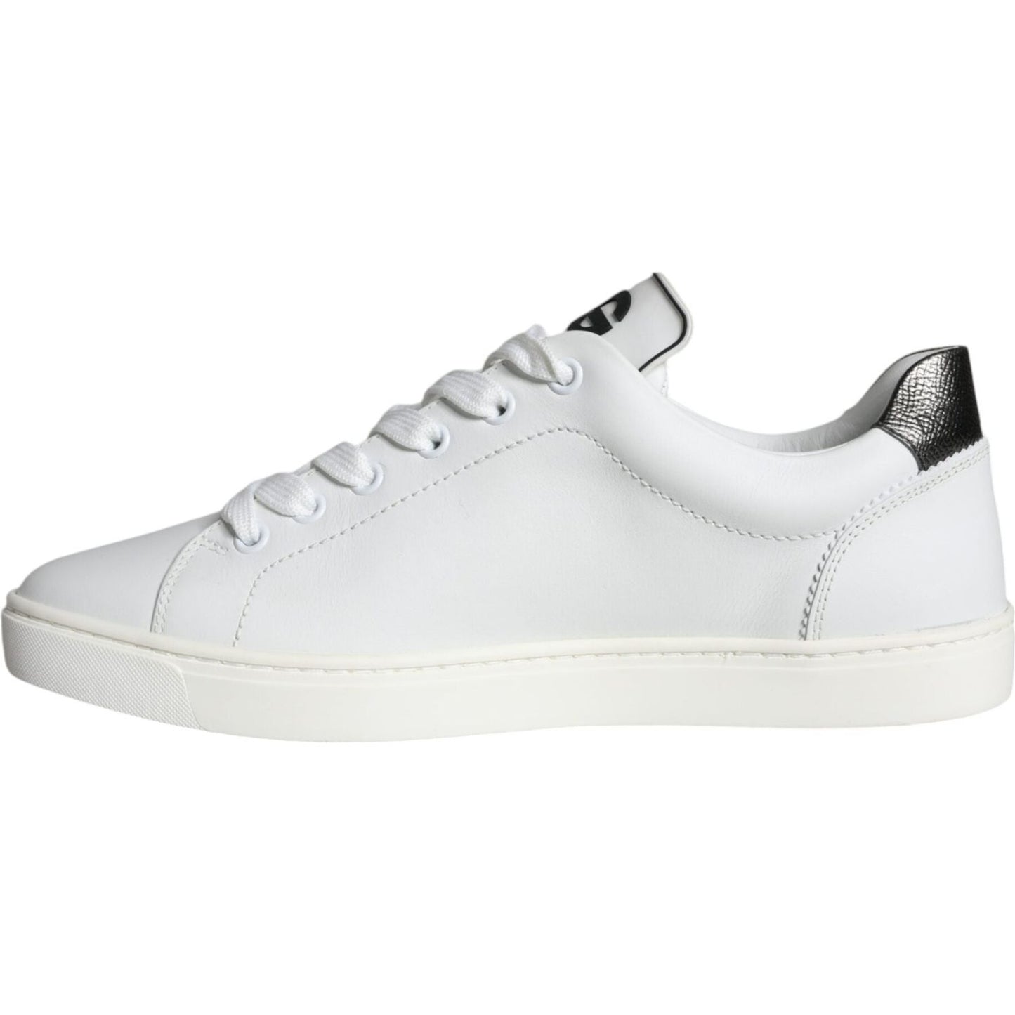 Dolce & Gabbana White Portofino Sacred Heart Sneakers Shoes Dolce & Gabbana