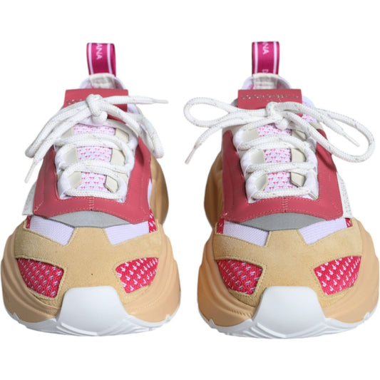 Dolce & Gabbana Multicolor Leather Daymaster Sneakers Shoes Dolce & Gabbana