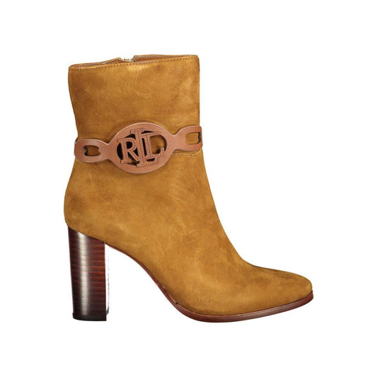 Ralph Lauren Brown Leather Boot Ralph Lauren