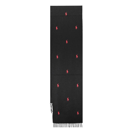 Ralph Lauren Black Wool Scarf Ralph Lauren