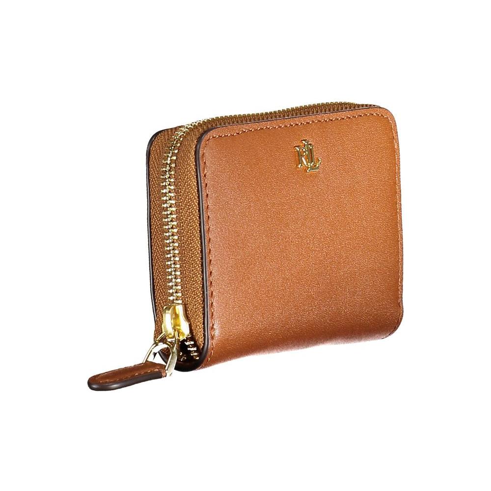 Ralph Lauren Brown Leather Wallet Ralph Lauren