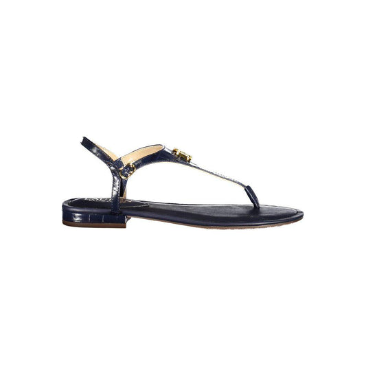 Ralph Lauren Blue Leather Sandal Ralph Lauren