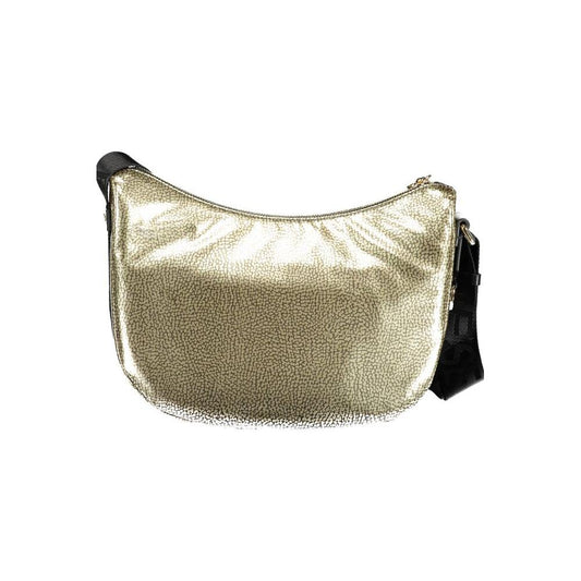 Borbonese Gold Polyester Handbag