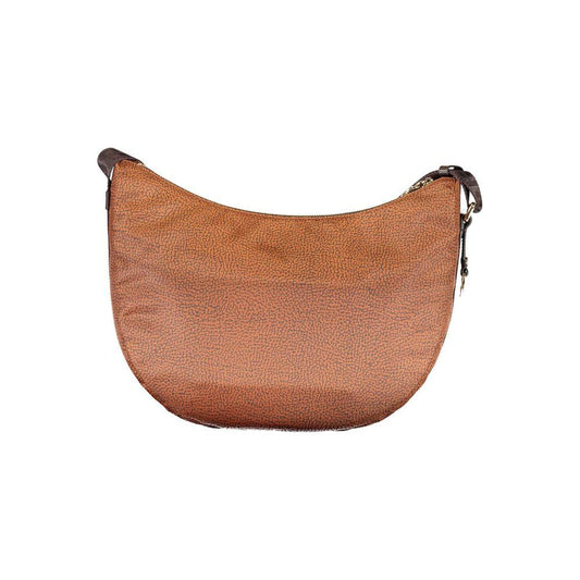 Borbonese Brown Polyester Handbag Borbonese