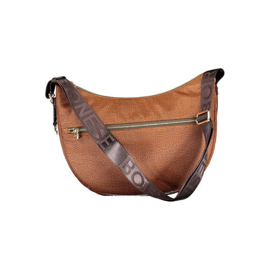 Borbonese Brown Polyester Handbag Borbonese