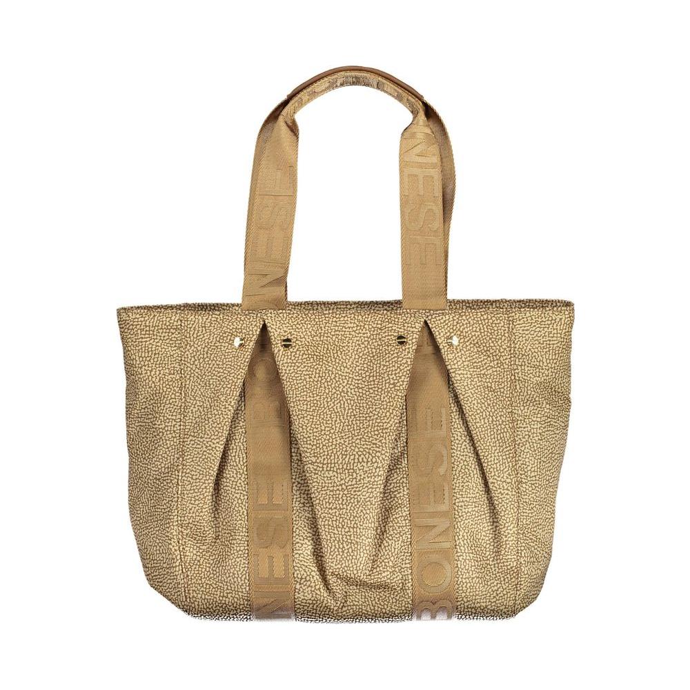 Borbonese Beige Polyester Handbag