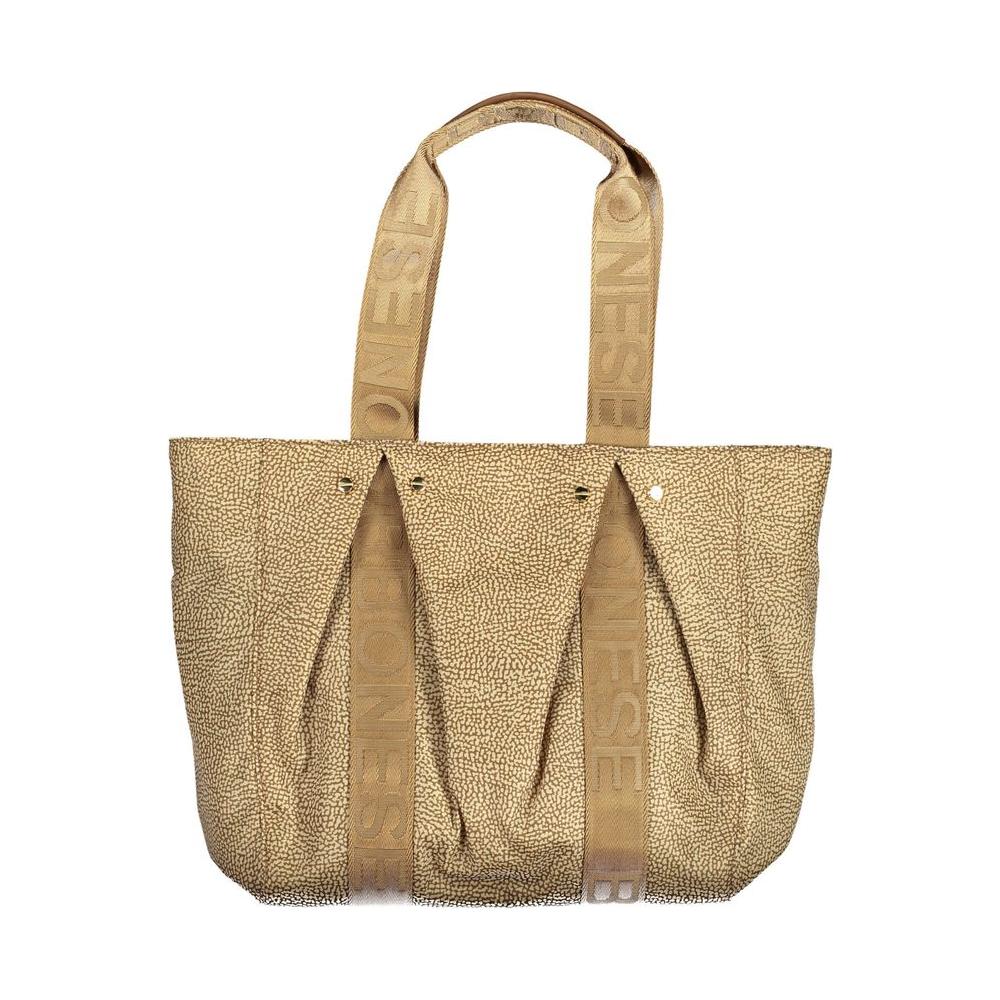 Borbonese Beige Polyester Handbag