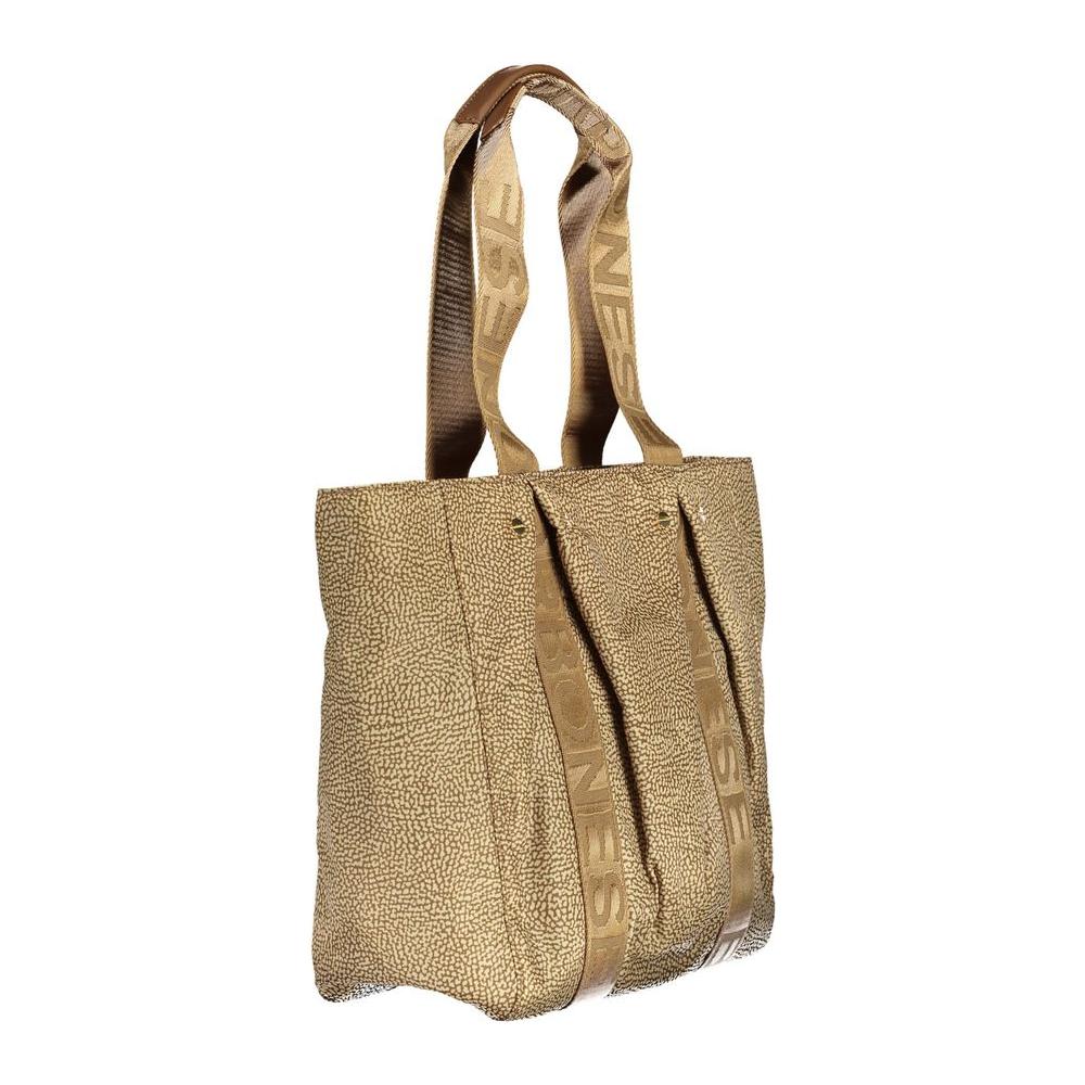 Borbonese Beige Polyester Handbag