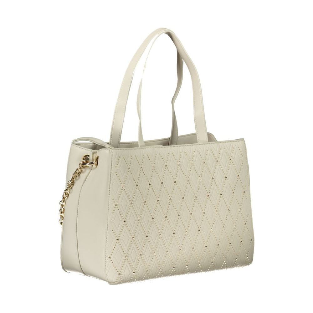 Valentino Bags White Polyethylene Handbag