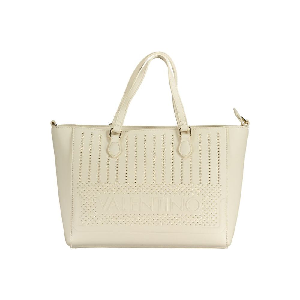 Valentino Bags White Polyethylene Handbag