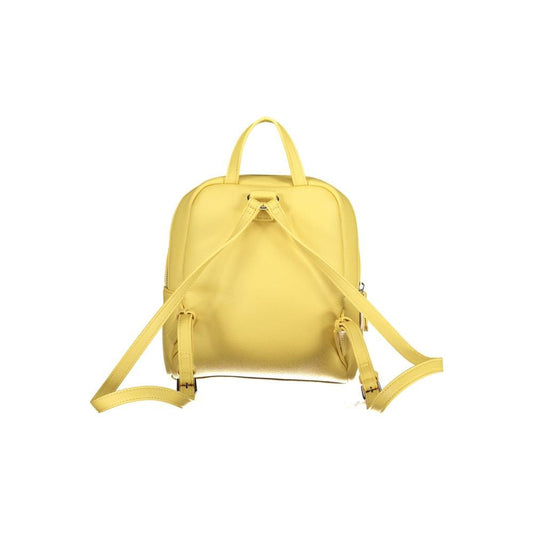 Valentino Bags Yellow Polyethylene Backpack