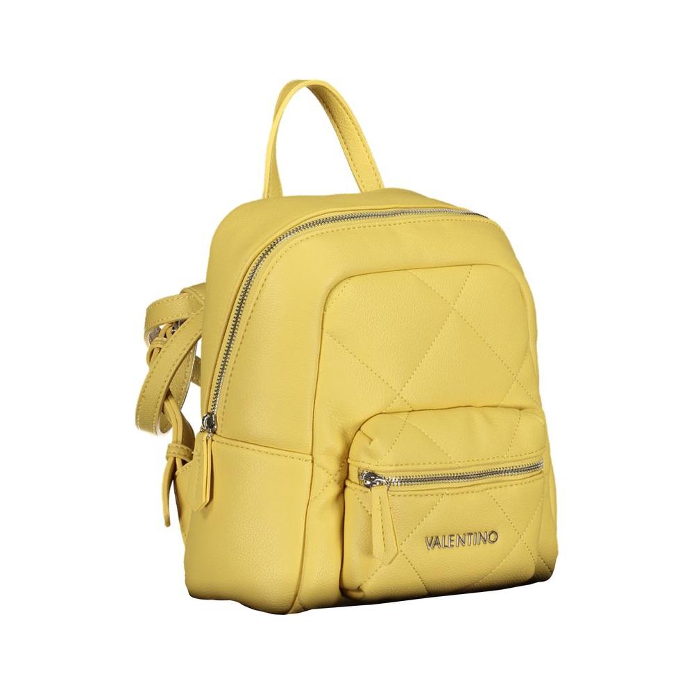 Valentino Bags Yellow Polyethylene Backpack